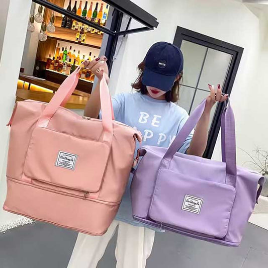 Waterproof Travel Folding Handbag (EGB144) - Compact, Durable & Portable Tote for Travel & Everyday Use