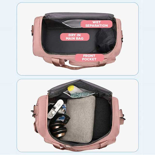 Women Gym Travel Carry-On Bag – Stylish & Spacious Workout Bag for Fitness, Sports, & Travel