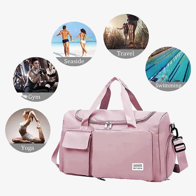 Women Gym Travel Carry-On Bag – Stylish & Spacious Workout Bag for Fitness, Sports, & Travel