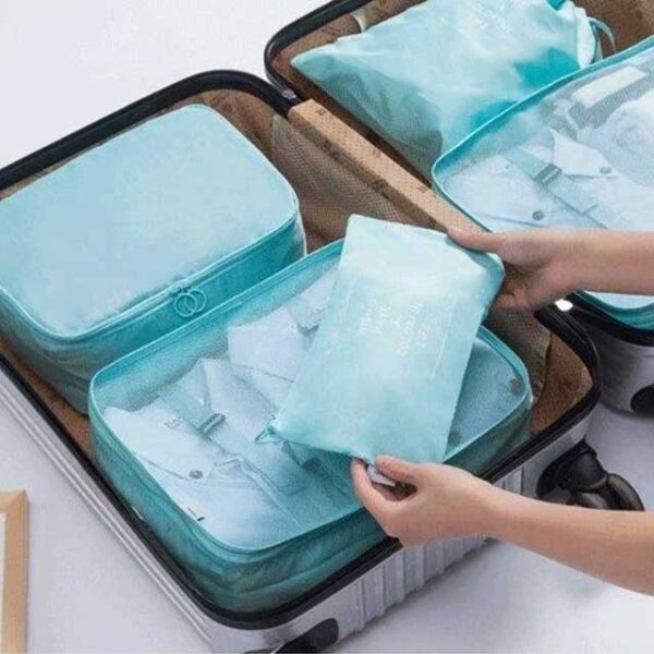 7-Piece Set Portable Luggage Organizer