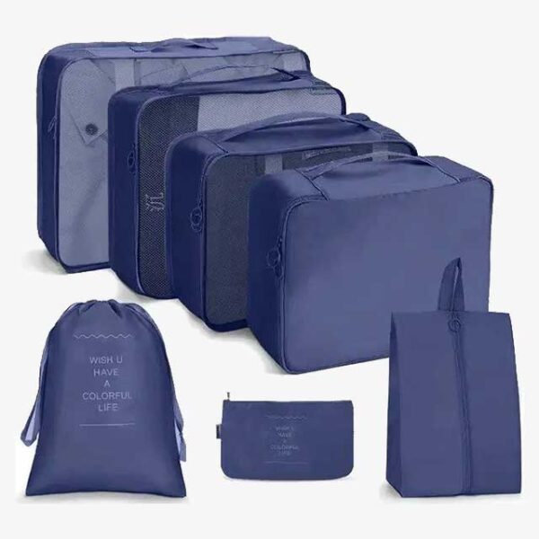 7-Piece Set Portable Luggage Organizer
