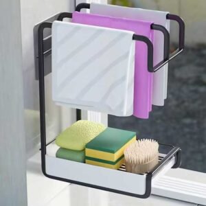 Cloth Hanging Shelf - Space-Saving Organizer for Closet, Home & Bedroom Storage