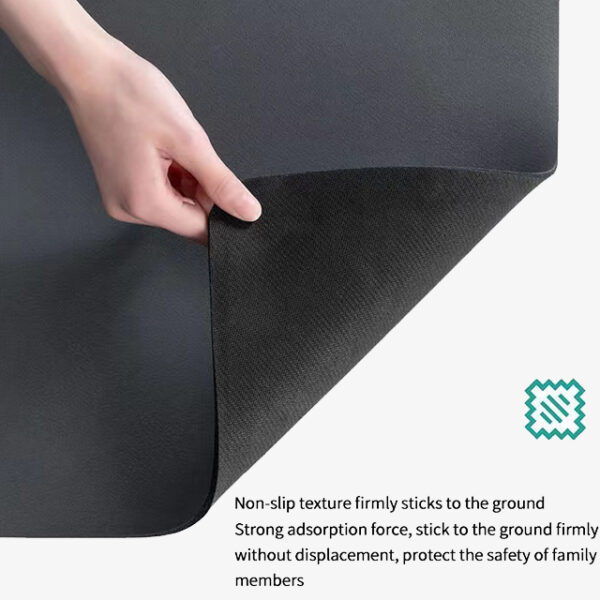 Coffee Machine Placemat Kitchen Water Absorbent Pad – Diatomite Drying Dishes Drain Mat for Sink & Countertop Protector (40x50cm)