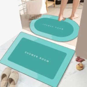 1 Piece Bath/Kitchen Entrance Waterproof Mat – Durable, Non-Slip Floor Protector for Bathroom & Kitchen (40x60cm)