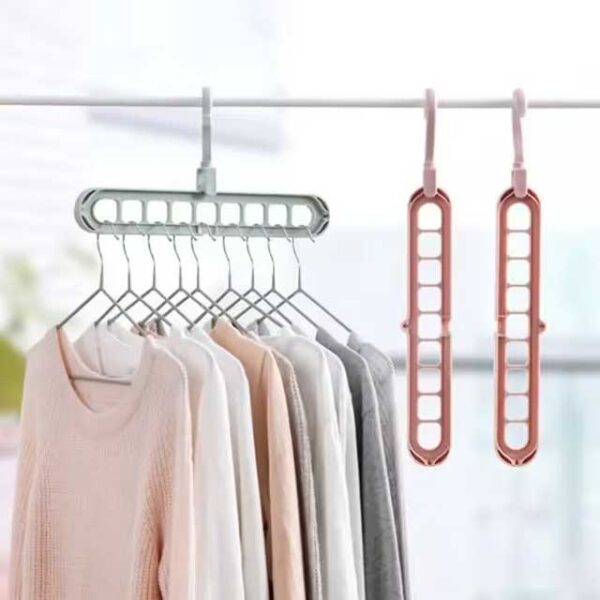 Multifunctional Foldable Hanger Storage Rack