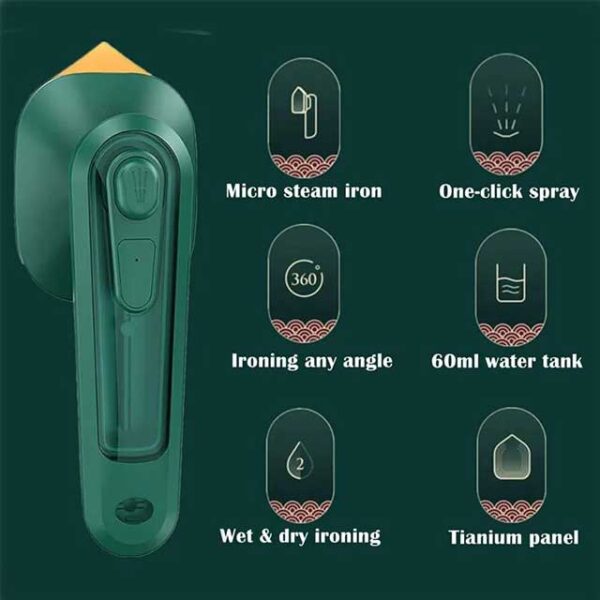 Portable Household Small Mini Steam Ironing Machine 30W – Compact Clothes Steamer for Travel & Home Use