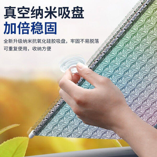 Retractable Car Front & Rear Window Sunshade – Windshield Sun Shade Cover for UV Protection & Privacy