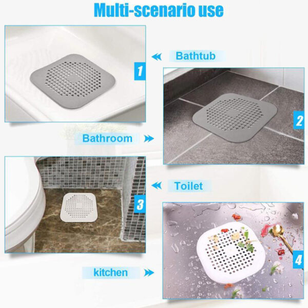 Sink Anti-Blocking Strainer Filter – Effective Drain Protector to Prevent Clogs and Debris in Kitchen & Bathroom Sinks
