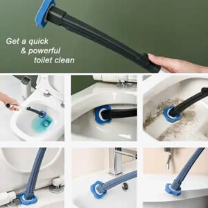 Toilet Deep Cleaning Tall Brush – Long Handle, Heavy-Duty Bathroom Cleaner for Stubborn Stains & Germs