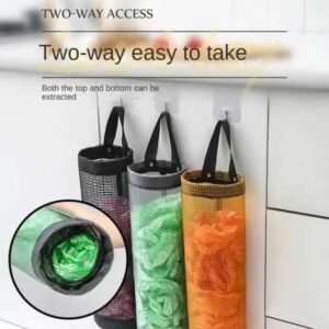 Kitchen Wall-Mounted Garbage Bag Storage – Convenient, Space-Saving Organizer for Trash Bags