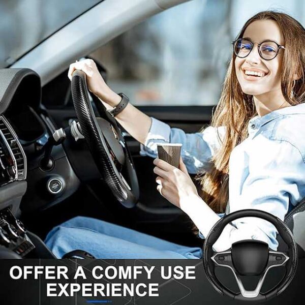 Premium Steering Wheel Cover – Soft, Durable & Anti-Slip Grip for Comfort and Protection