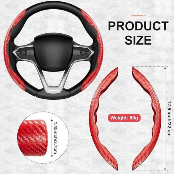 Premium Steering Wheel Cover – Soft, Durable & Anti-Slip Grip for Comfort and Protection