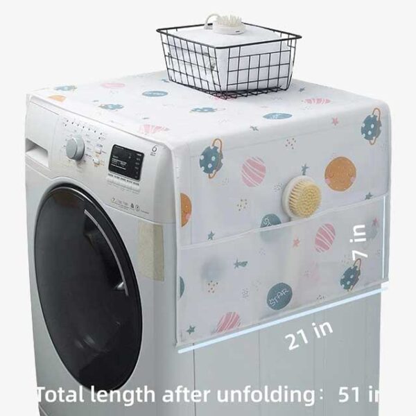 Refrigerator Cover Dust Cloth – Anti-Dust & Waterproof Protector for Fridge & Freezer
