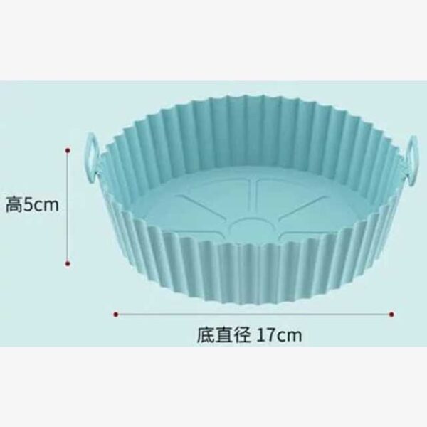 Silicone Tray for Air Fryer with Handle – Non-Stick, Heat-Resistant Cooking Tray for Easy Food Preparation & Cleanup